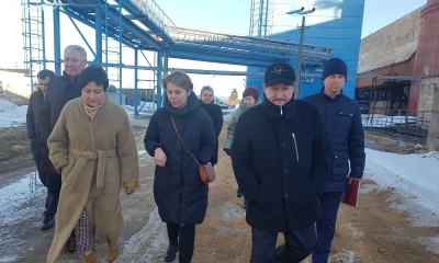 Глава администрации Гатчинского района  посетила территорию котельной №11 МУП «Тепловые сети»
