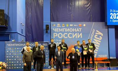 Серебро Чемпионата России с отливом золота