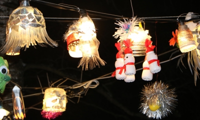 В Гатчине появилась уникальная Аллея светящихся фонариков
