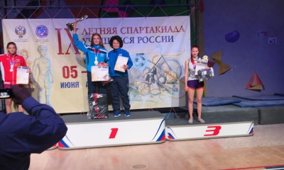 Екатерина Васичкова из Гатчины - лучшая в боулдеринге