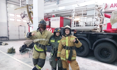 25 марта на территории Пожарно-спасательной части № 43 города Гатчины прошли соревнования «Школа безопасности»