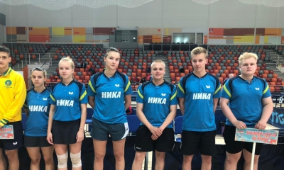 Команда девушек по настольному теннису заняла 1 место на Спартакиаде молодежи России