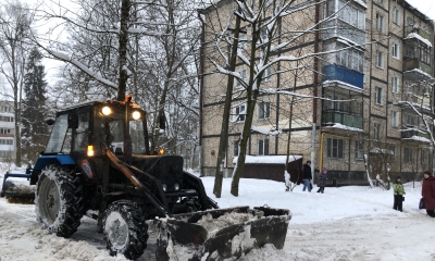 Уборка снега в Гатчине – круглосуточно