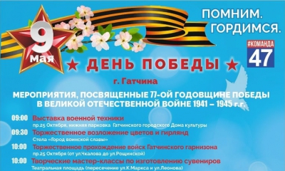 Мероприятия, посвящённые 77й годовщине Победы в Великой Отечественной войне