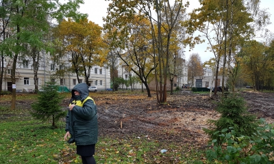 В Гатчине продолжают ремонт дворов по программе «Комфортная городская среда»