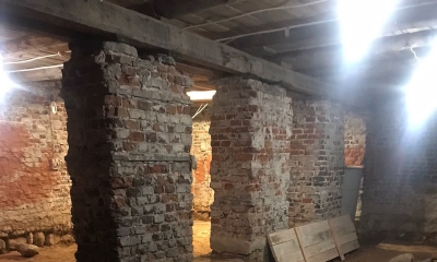 Продолжаются реставрационные работы в усадьбе Рождествено Гатчинского района