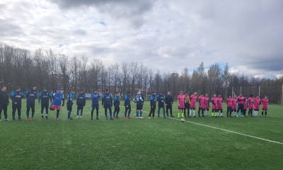 Футбольные команды Правительства Ленинградской области и Гатчинского района встретились на стадионе "Балтийский"