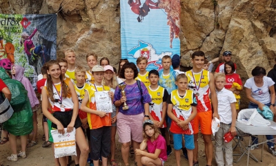 Команда г Гатчины по скалолазанию - заняла 2 общекомандное место во Всеросийсских соревнованиях "Кубок Дружбы"
