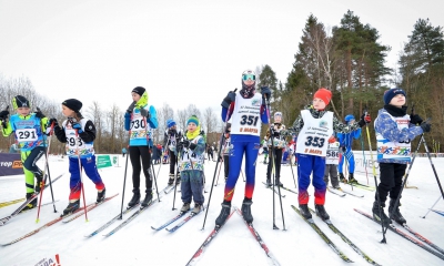 Прошли соревнования по лыжным гонкам "Закрытие сезона в Гатчине"