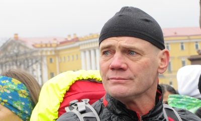 2 февраля, за 2 дня до завершения кругосветного путешествия вокруг земли пешком, Сергей Лукьянов пройдет через Гатчину.